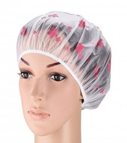 Pack Of 3 Terry Lined Shower Cap