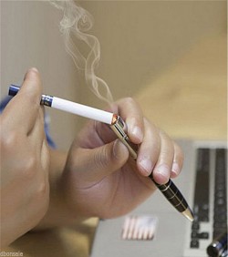 Pen with USB Rechargeable Electronic Cigarette Lighter