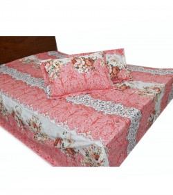Double Size Cotton Bed Sheet Set