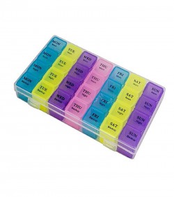 7 Days Mini Pill Box Medicine Container Weekly Medicine Storage Box
