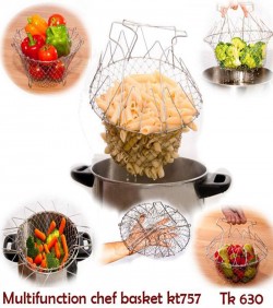 Stainless Steel Multifunction Chef Basket kt757