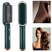 2 in 1 Professional Straightener and Curling Iron Comb Brush