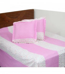 Double Size Cotton Bed Sheet Set