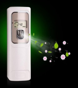 Automatic Room Spray With LED Clock Display - White